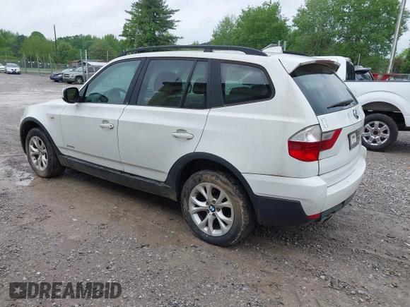 2010 BMW X3 xDrive30i with VIN WBXPC9C45AWJ38577, listed as a IAAI auction lot 42124223 with 217,075 mi miles. Bid and sale history available at carsss.com. Image 3.