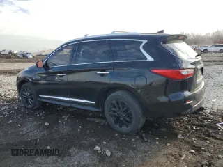 2013 Infiniti JX35 with VIN 5N1AL0MM3DC300835, listed as a Copart auction lot 50700755 with 173,616 mi miles and Salvage Title. Bid and sale history available at DreamBid. Image 2.