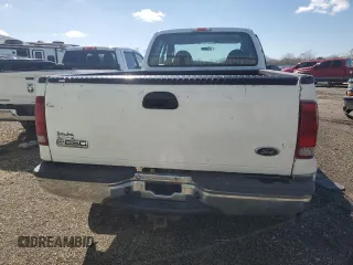 2006 Ford Super Duty F-250 XL with VIN 1FTSX21536EC15233, listed as a Copart auction lot 49955985 with 0 mi miles and Salvage Title. Bid and sale history available at carsss.com. Image 6.