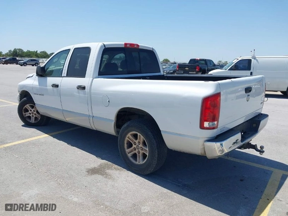 2005 Dodge Ram 1500 SLT with VIN 1D7HA18D35S123502, listed as a IAAI auction lot 41896255 with 279,202 mi miles. Bid and sale history available at carsss.com. Image 3.
