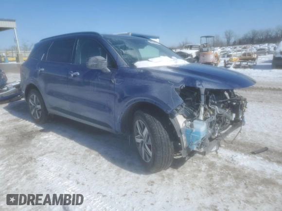2023 Kia Sorento S with VIN 5XYRL4LC4PG232696, listed as a Copart auction lot 45244965 with 9,551 mi miles and Salvage Title. Bid and sale history available at DreamBid. Image 4.