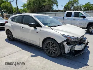 2024 Subaru Impreza RS z VIN JF1GUHJC1R8269672, wystawiony jako Copart lot #53263595 z przebiegiem 18 924 mil mil oraz Szkoda całkowita • Salvage title. Historia ofert i sprzedaży dostępna na DreamBid. Obrazek 4.