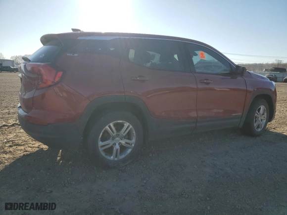 2018 GMC Terrain SLE with VIN 3GKALMEV5JL343273, listed as a Copart auction lot 49296295 with 102,825 mi miles and Salvage Title. Bid and sale history available at carsss.com. Image 4.
