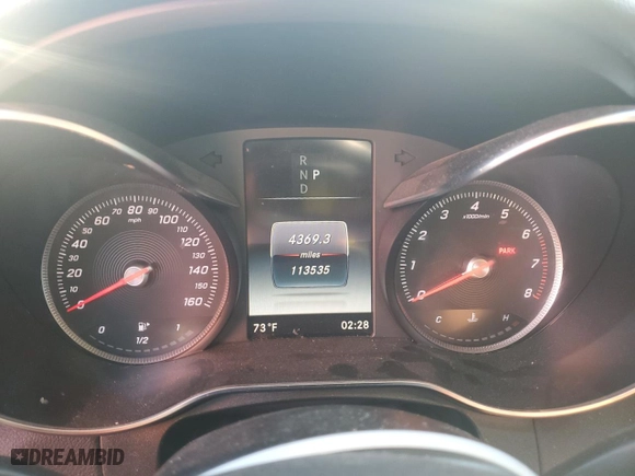 2018 Mercedes-Benz GLC with VIN WDC0J4KBXJF446524, listed as a Copart auction lot 87430864 with 113,535 mi miles and Salvage Title. Bid and sale history available at carsss.com. Image 9.