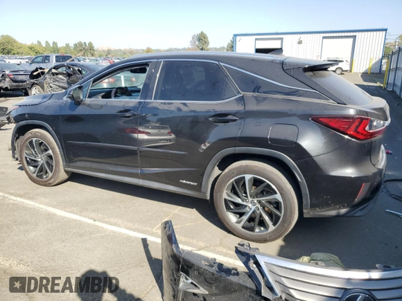 2018 Lexus RX 450h with VIN 2T2BGMCA0JC022499, listed as a Copart auction lot 59189605 with 84,263 mi miles and Salvage title. Bid and sale history available at DreamBid. Image 2.