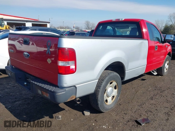 2005 Ford F-150 XL with VIN 1FTRF12215NB95465, listed as a IAAI auction lot 41618178 with 89,353 mi miles. Bid and sale history available at carsss.com. Image 4.