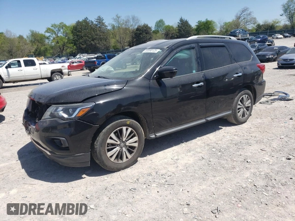 2018 Nissan Pathfinder SL with VIN 5N1DR2MN6JC608724, listed as a Copart auction lot 53090125 with 131,082 mi miles and Salvage title. Bid and sale history available at DreamBid. Image 1.