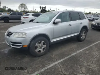 2006 Volkswagen Touareg 3.2L V6 with VIN WVGZG77LX6D015629, listed as a Copart auction lot 53345835 with 93,199 mi miles and Salvage Title. Bid and sale history available at DreamBid. Image 1.