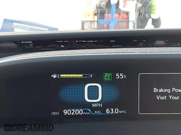 2021 Toyota Prius LE with VIN JTDKAMFP1M3196066, listed as a IAAI auction lot 41752179 with 90,200 mi miles and . Bid and sale history available at DreamBid. Image 16.