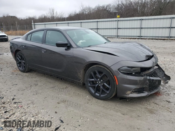 2020 Dodge Charger SXT with VIN 2C3CDXBG9LH117181, listed as a Copart auction lot 44760165 with 53,285 mi miles and Salvage Title. Bid and sale history available at carsss.com. Image 4.