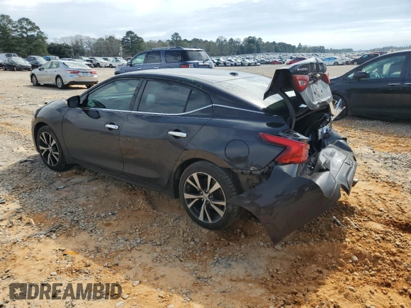 2016 Nissan Maxima SV with VIN 1N4AA6AP0GC423305, listed as a Copart auction lot 45848895 with 216,549 mi miles and Salvage Title. Bid and sale history available at DreamBid. Image 2.