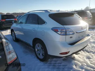 2011 Lexus RX 450h with VIN JTJBC1BA3B2420951, listed as a Copart auction lot 88117905 with 128,714 mi miles and Salvage title. Bid and sale history available at DreamBid. Image 2.
