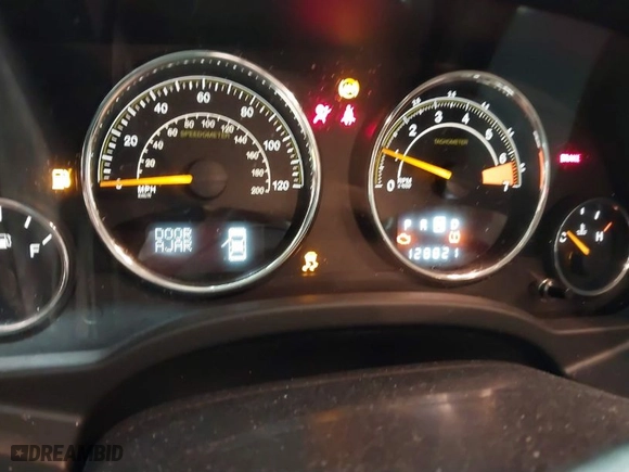 2014 Jeep Compass Latitude with VIN 1C4NJCEB9ED717575, listed as a IAAI auction lot 41532566 with 128,821 mi miles. Bid and sale history available at carsss.com. Image 7.