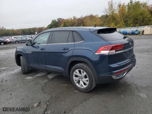 2021 Volkswagen Atlas Cross Sport 2.0T S with VIN 1V2GC2CA0MC209893, listed as a Copart auction lot 75984414 with 35,558 mi miles and Salvage Title. Bid and sale history available at carsss.com. Image 2.