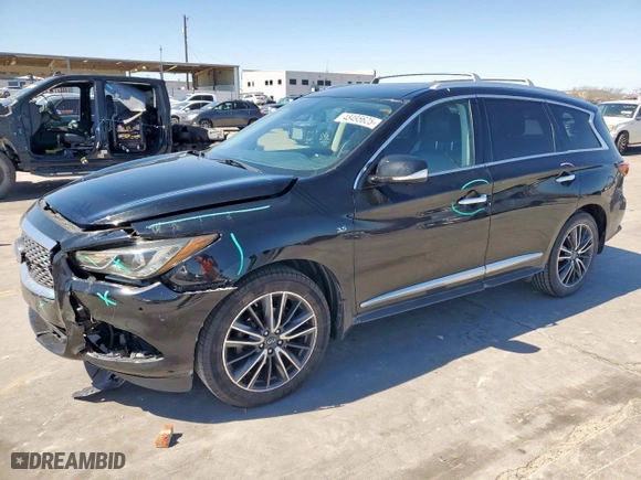 2017 Infiniti QX60 with VIN 5N1DL0MN0HC523006, listed as a Copart auction lot 48495625 with 149,687 mi miles and Salvage Title. Bid and sale history available at carsss.com. Image 1.
