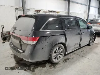 2016 Honda Odyssey Touring Elite with VIN 5FNRL5H95GB153547, listed as a Copart auction lot 45318635 with Not Provided miles and Salvage Title. Bid and sale history available at carsss.com. Image 3.