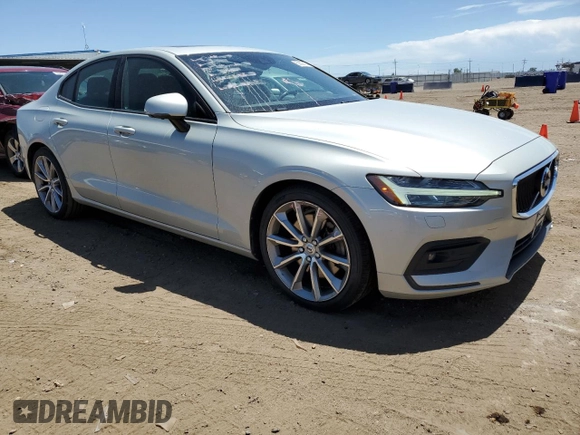 2019 Volvo S60 Momentum with VIN 7JRA22TK2KG004800, listed as a Copart auction lot 56308104 with 64,529 mi miles and Salvage Title. Bid and sale history available at carsss.com. Image 4.
