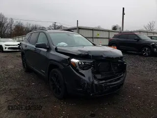 2019 GMC Terrain SLE with VIN 3GKALTEVXKL260059, listed as a Copart auction lot 46931035 with 51,808 mi miles and Salvage Title. Bid and sale history available at DreamBid. Image 12.