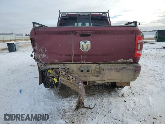 2019 Ram 2500 Laramie with VIN 3C6UR5FJ4KG596899, listed as a Copart auction lot 87582355 with 76,014 mi miles and Salvage Title. Bid and sale history available at carsss.com. Image 6.