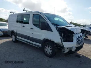 2015 Ford Transit Cargo with VIN 1FTNR1ZM5FKA66094, listed as a IAAI auction lot 41571071 with 183,554 mi miles. Bid and sale history available at carsss.com. Image 1.