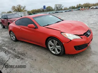 2010 Hyundai Genesis Coupe Premium with VIN KMHHT6KD1AU021037, listed as a Copart auction lot 80195994 with 174,463 mi miles and Salvage title. Bid and sale history available at DreamBid. Image 4.