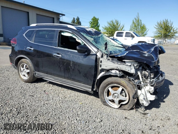 2019 Nissan Rogue SV with VIN KNMAT2MTXKP514105, listed as a Copart auction lot 55352235 with 134,738 mi miles and Salvage title. Bid and sale history available at DreamBid. Image 4.
