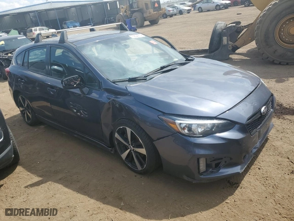 2017 Subaru Impreza Sport with VIN 4S3GTAL64H1713775, listed as a Copart auction lot 70824674 with 89,742 mi miles and Salvage Title. Bid and sale history available at carsss.com. Image 4.