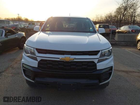 2021 Chevrolet Colorado 4WD Work Truck with VIN 1GCGTBEN5M1146688, listed as a IAAI auction lot 41795648 with 20,549 mi miles and . Bid and sale history available at DreamBid. Image 6.