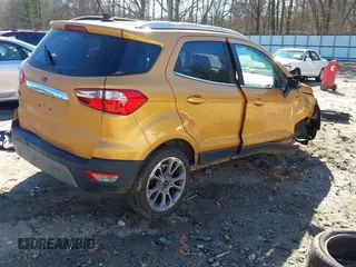2021 Ford EcoSport Titanium z VIN MAJ3S2KE0MC449135, wystawiony jako IAAI lot #41345463 z przebiegiem 69 221 mil mil oraz . Historia ofert i sprzedaży dostępna na DreamBid. Obrazek 4.