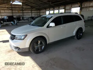2015 Dodge Journey Crossroad with VIN 3C4PDCGG9FT631347, listed as a Copart auction lot 53991675 with 77,084 mi miles and Salvage Title. Bid and sale history available at DreamBid. Image 1.