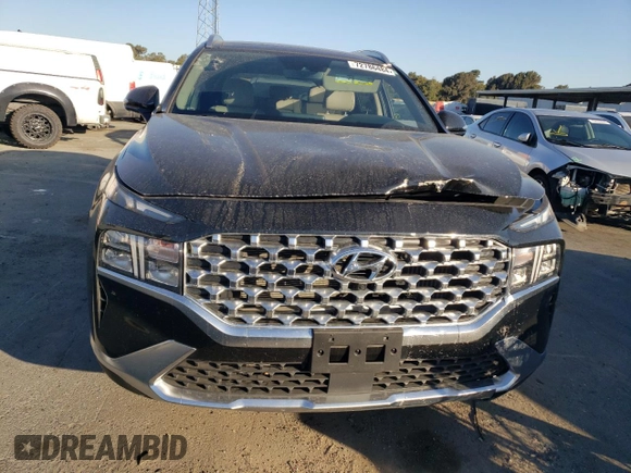 2023 Hyundai Santa Fe Hybrid SEL Premium with VIN 5NMS3DA12PH019898, listed as a Copart auction lot 72786484 with 8,771 mi miles and Non Repairable. Bid and sale history available at carsss.com. Image 5.