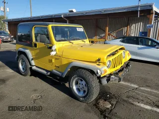 2002 Jeep Wrangler Sport with VIN 1J4FA49S52P750310, listed as a Copart auction lot 50815255 with 188,364 mi miles and Salvage Title. Bid and sale history available at carsss.com. Image 4.