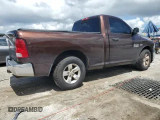 2014 Ram 1500 Express with VIN 3C6JR6AT1EG300744, listed as a Copart auction lot 65007225 with 222,283 mi miles and Clean title. Bid and sale history available at DreamBid. Image 3.