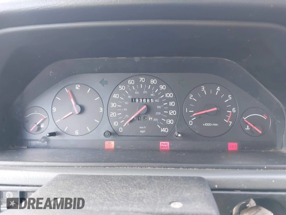 1994 Volvo 900 GLS with VIN YV1JS883XR3145743, listed as a IAAI auction lot 42216858 with 193,685 mi miles and . Bid and sale history available at DreamBid. Image 7.