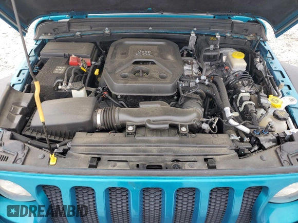 2020 Jeep Wrangler Unlimited Sport S with VIN 1C4HJXDN0LW148178, listed as a Copart auction lot 48457835 with 92,147 mi miles and Salvage Title. Bid and sale history available at carsss.com. Image 14.