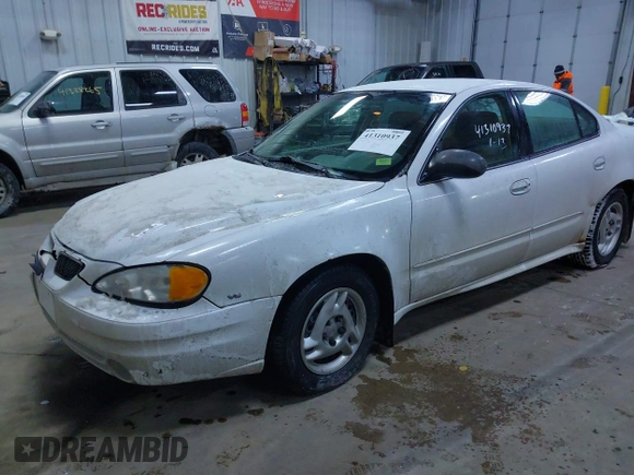 2005 Pontiac Grand Am SE with VIN 1G2NE52E75M198223, listed as a IAAI auction lot 41310937 with 100,889 mi miles. Bid and sale history available at carsss.com. Image 2.