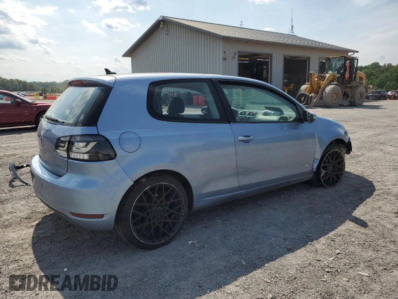 2012 Volkswagen Golf w/Conv & Sunroof with VIN WVWBB7AJ3CW139964, listed as a Copart auction lot 61298795 with 128,891 mi miles and Salvage title. Bid and sale history available at DreamBid. Image 3.