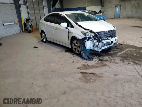 2013 Toyota Prius One with VIN JTDKN3DU2D5598707, listed as a Copart auction lot 53676085 with 171,732 mi miles and Salvage Title. Bid and sale history available at DreamBid. Image 14.