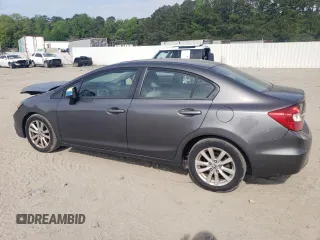 2012 Honda Civic EX with VIN 2HGFB2F81CH601657, listed as a Copart auction lot 55477085 with 152,854 mi miles and Clean Title. Bid and sale history available at DreamBid. Image 2.