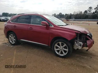2012 Lexus RX 350 with VIN JTJZK1BA0C2412793, listed as a Copart auction lot 45292985 with 276,510 mi miles and Salvage Title. Bid and sale history available at DreamBid. Image 4.