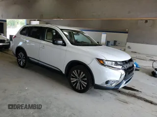 2019 Mitsubishi Outlander ES with VIN JA4AZ3A36KZ048504, listed as a Copart auction lot 59570195 with 92,473 mi miles and Salvage title. Bid and sale history available at DreamBid. Image 4.