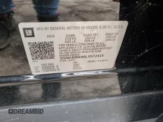 2020 Chevrolet Blazer LT z VIN 3GNKBBRA6LS572415, wystawiony jako Copart lot #48254355 z przebiegiem 48 229 mil mil oraz Szkody całkowita. Historia ofert i sprzedaży dostępna na DreamBid. Obrazek 13.