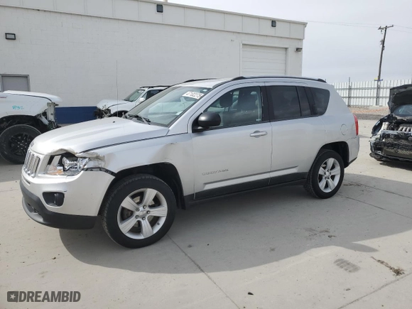 2011 Jeep Compass Latitude with VIN 1J4NF1FB5BD248110, listed as a Copart auction lot 47102275 with 111,302 mi miles and Salvage Title. Bid and sale history available at carsss.com. Image 1.
