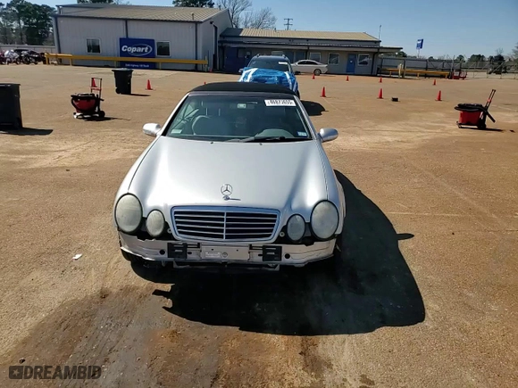 2002 Mercedes-Benz CLK-Class with VIN WDBLK65G32T114476, listed as a Copart auction lot 46873655 with 79,682 mi miles and Salvage Title. Bid and sale history available at carsss.com. Image 11.