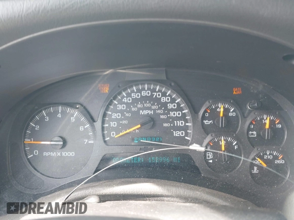 2003 Chevrolet TrailBlazer LTZ with VIN 1GNDT13S332400873, listed as a IAAI auction lot 41939816 with 152,996 mi miles and . Bid and sale history available at DreamBid. Image 7.