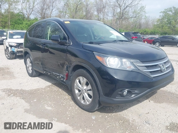 2012 Honda CR-V EX-L with VIN JHLRM3H76CC001626, listed as a IAAI auction lot 42122647 with 127,122 mi miles. Bid and sale history available at carsss.com. Image 1.