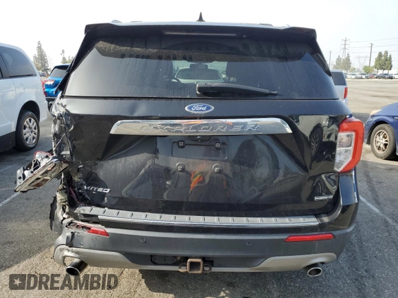 2021 Ford Explorer Limited with VIN 1FM5K8FW0MNA17072, listed as a Copart auction lot 60516975 with 45,786 mi miles and Salvage title. Bid and sale history available at DreamBid. Image 6.