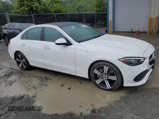2025 Mercedes-Benz C 300 z VIN W1KAF4HB3SR254984, wystawiony jako Copart lot #57838265 z przebiegiem 3 014 mil mil oraz Czysty tytuł • Clean title. Historia ofert i sprzedaży dostępna na DreamBid. Obrazek 4.