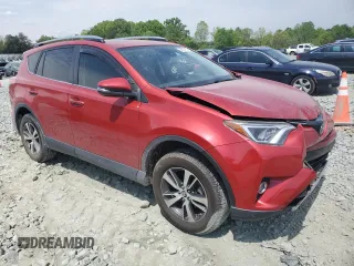 2017 Toyota RAV4 XLE with VIN JTMWFREVXHJ109184, listed as a Copart auction lot 54537185 with 58,149 mi miles and Salvage Title. Bid and sale history available at DreamBid. Image 4.