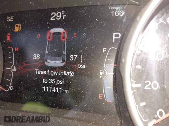2018 Jeep Compass Latitude with VIN 3C4NJDBB7JT373582, listed as a IAAI auction lot 41728122 with 111,411 mi miles. Bid and sale history available at carsss.com. Image 15.